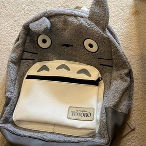 Totoro plush school backpack